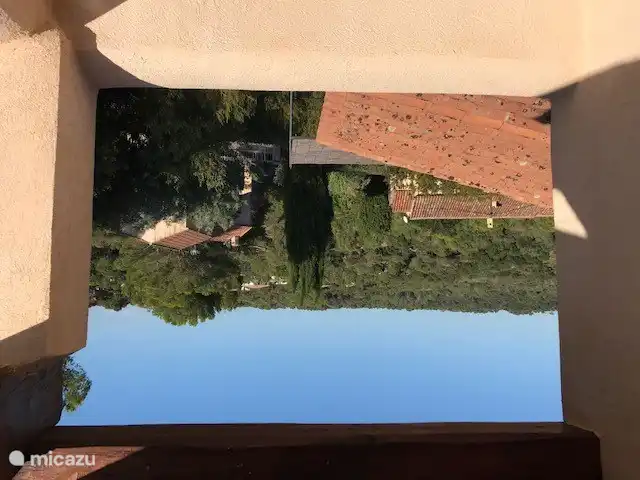 Blick vom Balkon zum Esterel