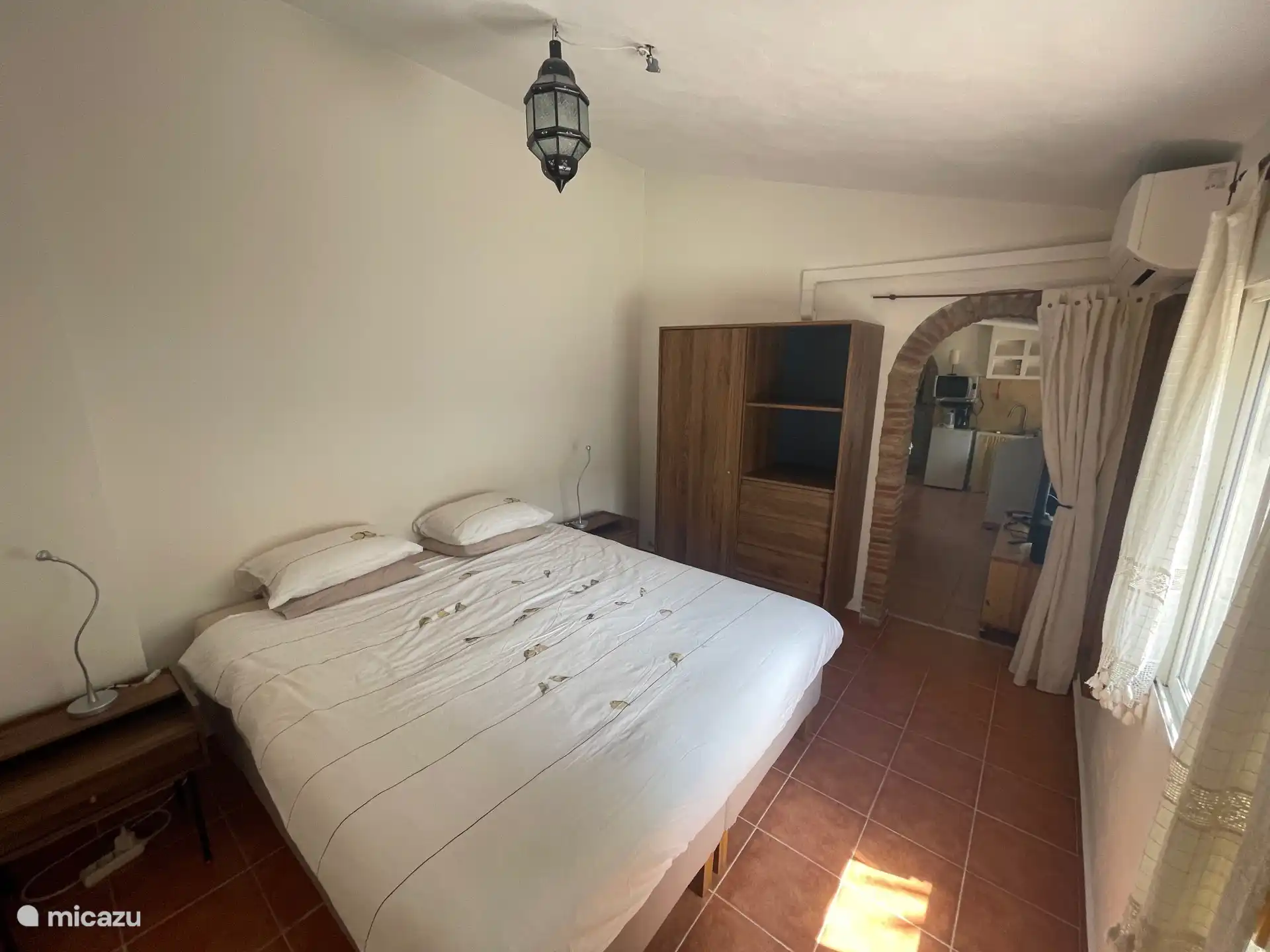 Dormitorio - finca, con su propio aire acondicionado
