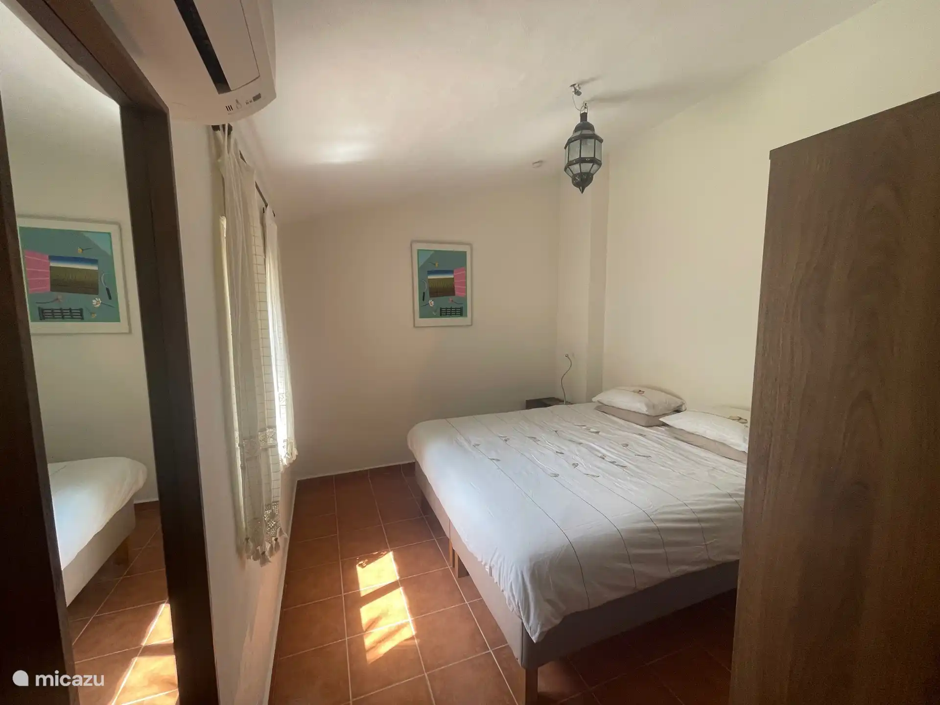 Dormitorio finca - con cama espaciosa: 2x 90 x 200 cm