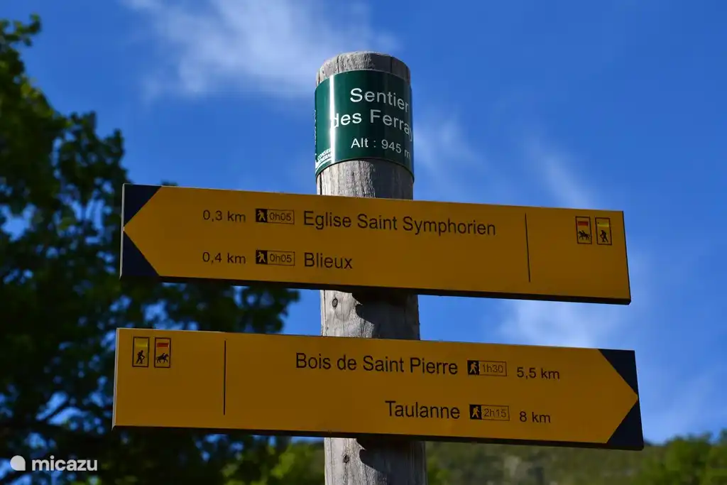 Idéal pour la marche. Les sentiers sont bien balisés