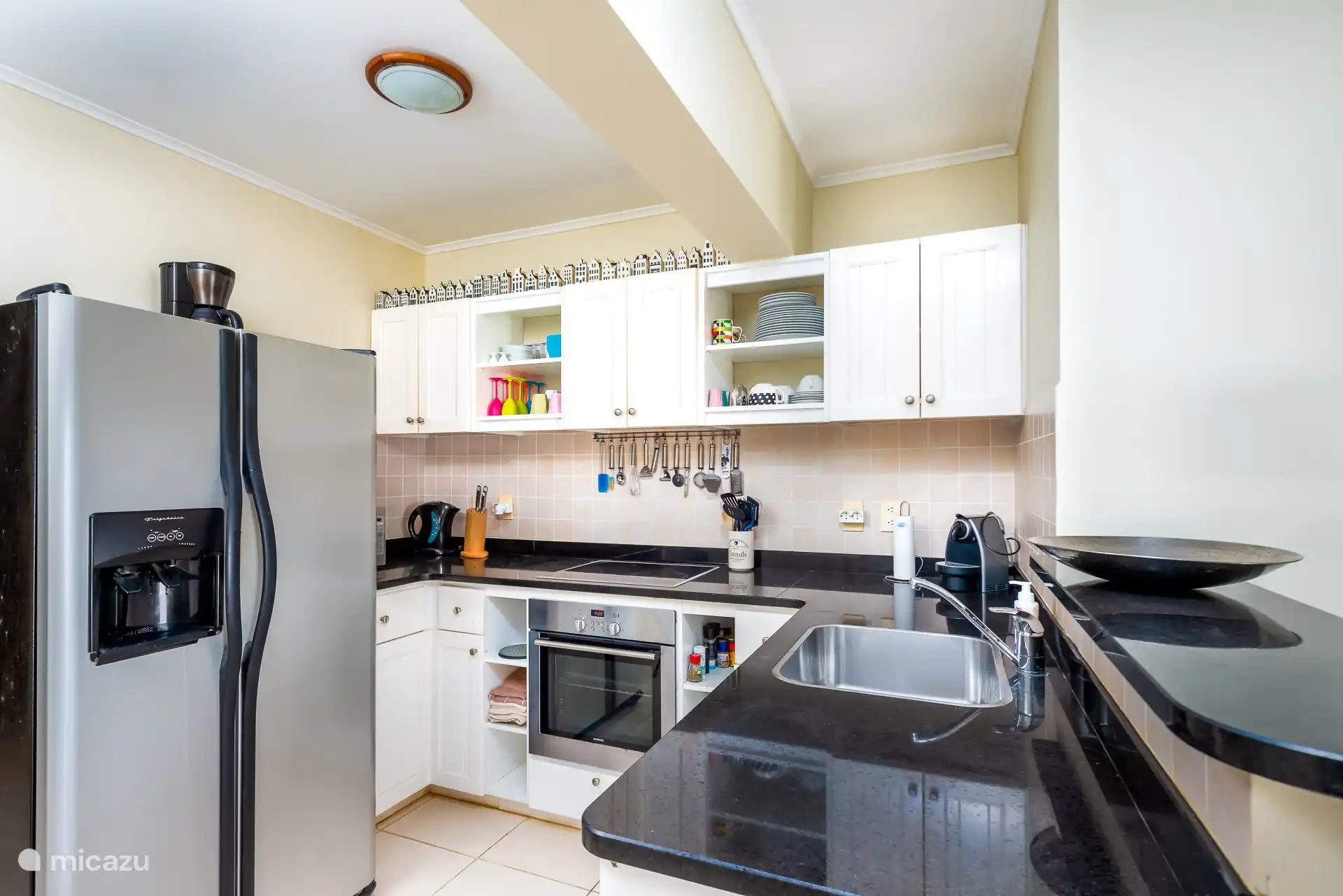 Open kitchen with everything needed to prepare a delicious meal 