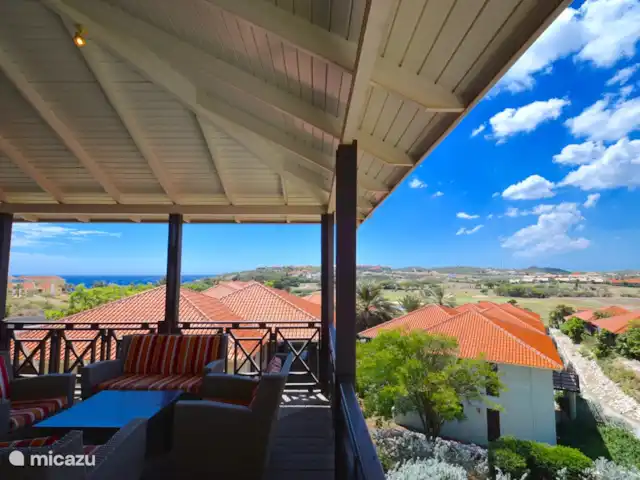 V.I.P. Blue Bay Beach Villa | Curaçao, Curaçao-Centre, Blue Bay - villa Se prélasser sur le porche avec vue !