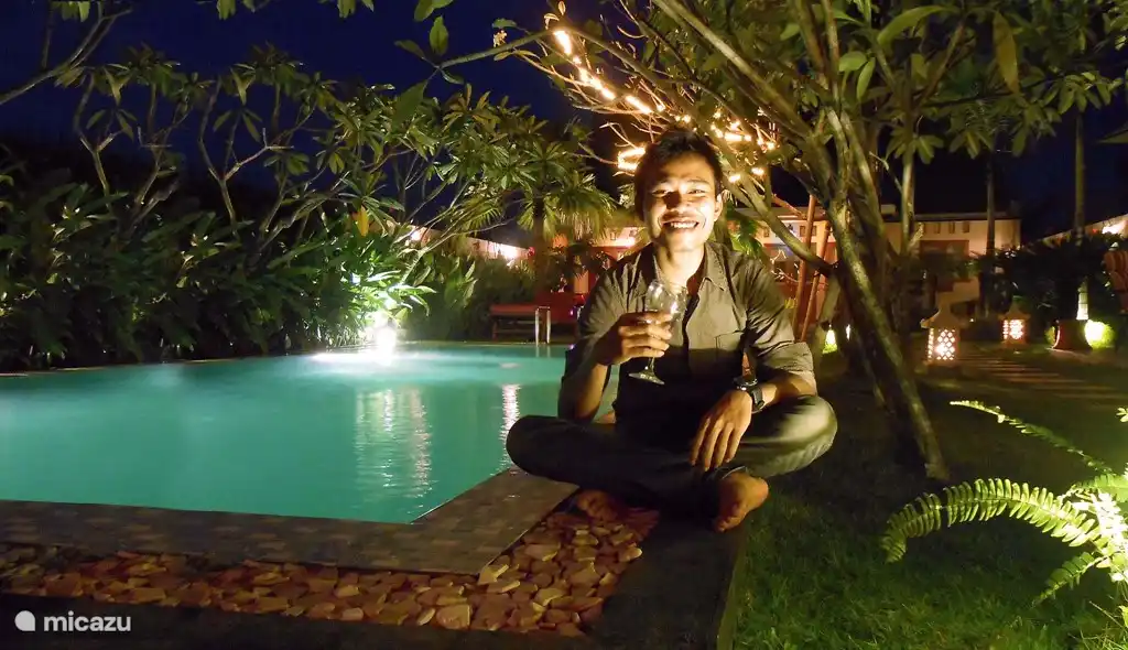 stimmungsvolle Beleuchtung im Garten