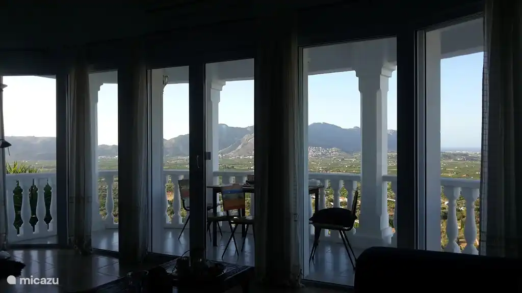 Ook vanuit de woonkamer een prachtig uitzicht