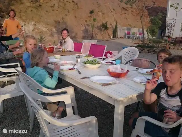 Groupes Nido Aguila Blanca | Espagne, Andalousie, Guaro - maison de vacances Amusez-vous à manger ensemble !