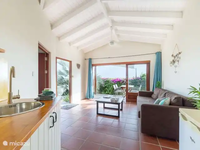 Appartement Sunshine Villa Vue de Dessus | Curaçao, Banda Ariba (est), Cas Grandi - appartement Chambre et cuisine ouverte appartement Sunshine