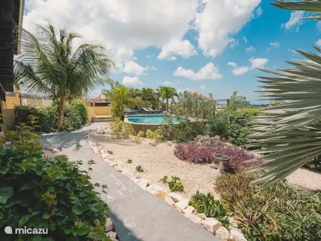 Appartement Sunshine Villa Vue de Dessus | Curaçao, Banda Ariba (est), Cas Grandi - appartement Jardin tropical