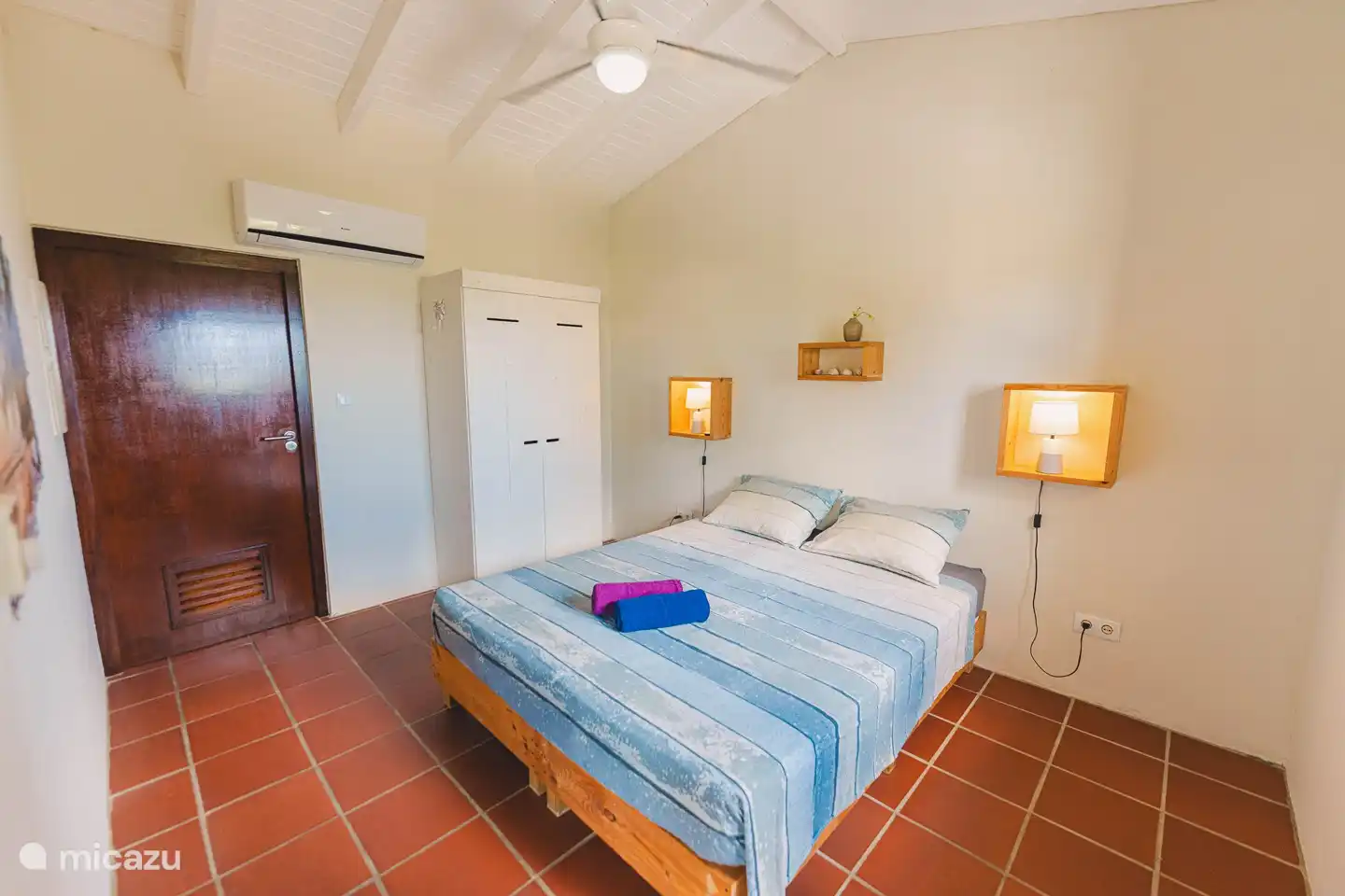 Slaapkamer om uitgerust in wakker te worden