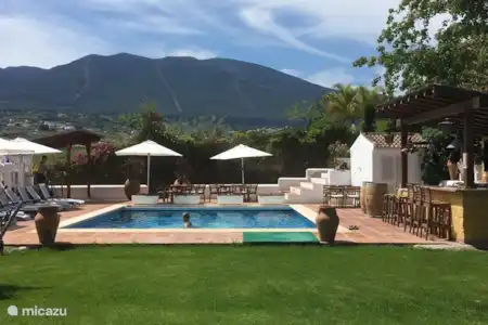 Vakantiehuis Spanje, Andalusië, Alhaurín el Grande studio Studio Cortijo Andaluz zwembad omgeving