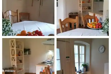 Vakantiehuis Hongarije, Baranya, Véménd vakantiehuis De witte wasbeer 1/ Feher Mosomedve Keuken