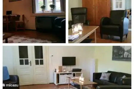 Vakantiehuis Hongarije, Baranya, Véménd vakantiehuis De witte wasbeer 1/ Feher Mosomedve Woonkamer
