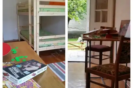 Vakantiehuis Hongarije, Baranya, Véménd vakantiehuis De witte wasbeer 1/ Feher Mosomedve Kleine slaapkamer
