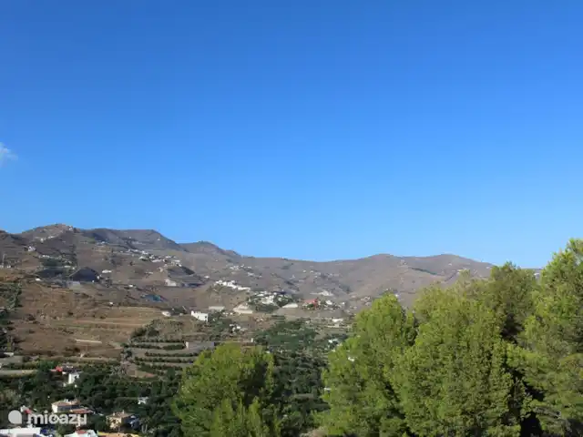 vakantiehuis huren in Spanje, Costa Tropical, Almuñécar – Casa Encontrada uitzicht vanaf het terras en vanuit de woonkamer
