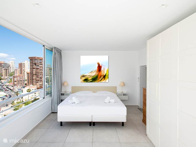 Casa vacacional España, Costa Blanca, Benidorm Apartamento Ático de lujo junto al mar 2x azotea