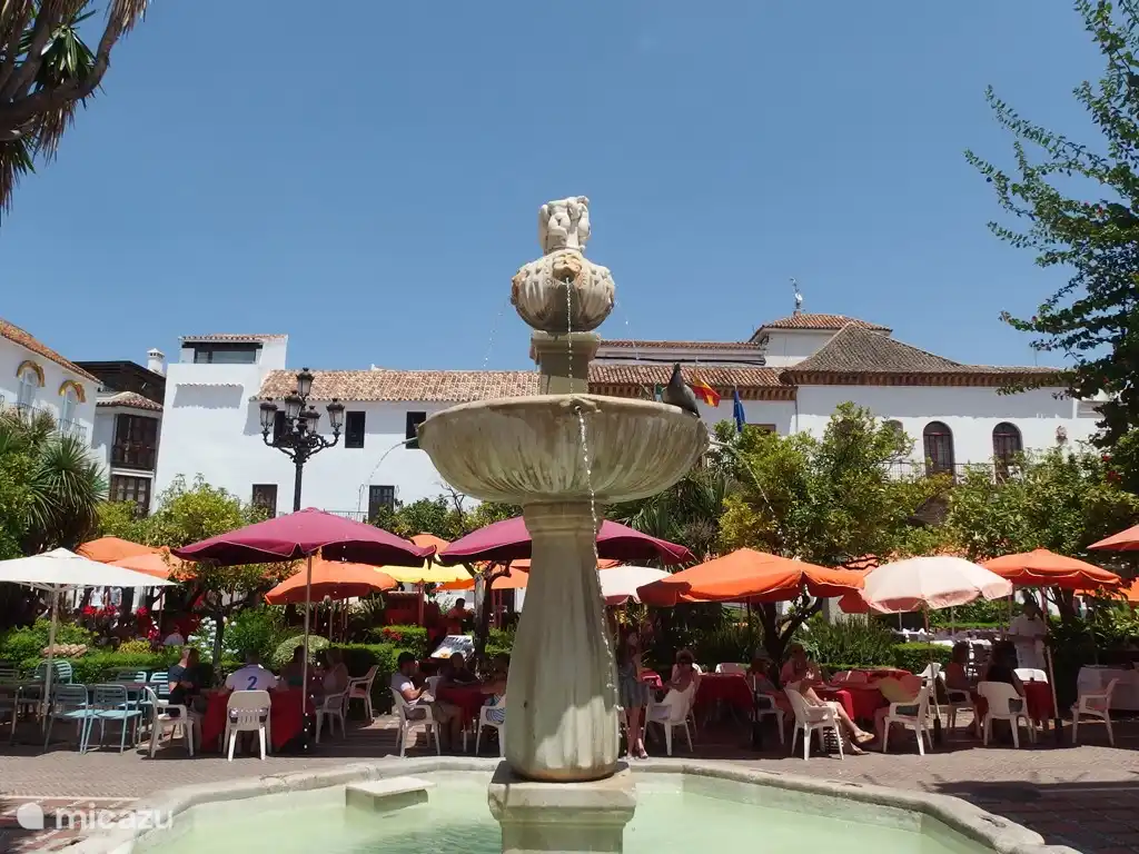 orangefarbene Quadrat malaga