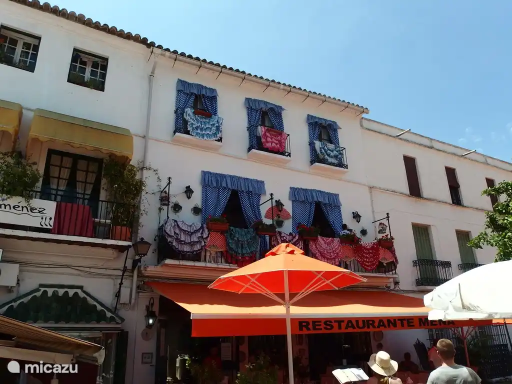 malaga orangefarbene Quadrat