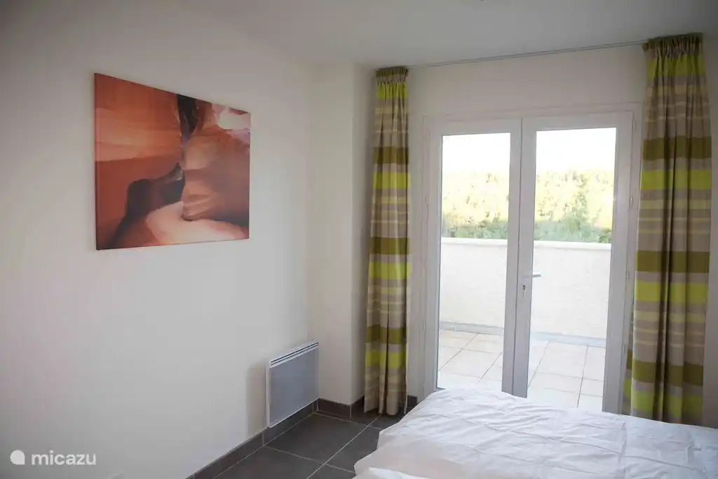 Ein Schlafzimmer im Obergeschoss