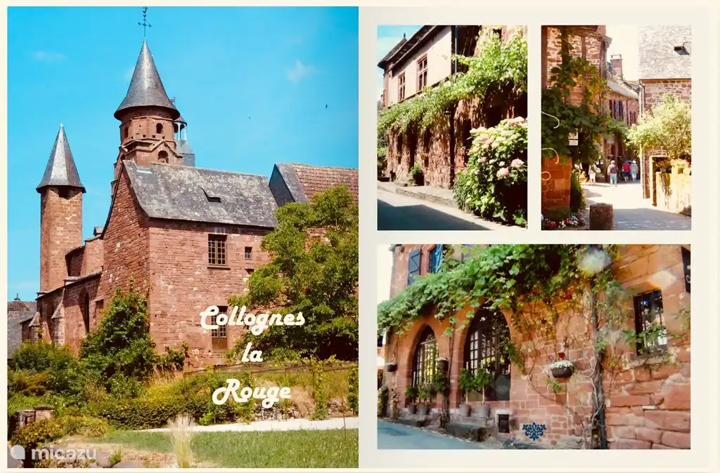 Cologne la Rouge ist ein malerisches Dorf ganz im roten Stein der Region gebaut