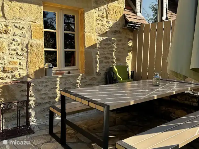casa vacacional en Francia, Dordoña, Simeyrols – Lo Cretsou Terraza Lo Cretsou