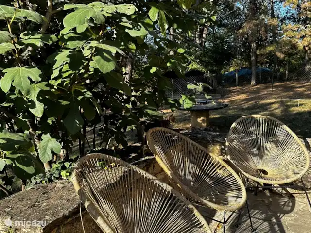 casa vacacional en Francia, Dordoña, Simeyrols – Lo Cretsou Terraza Lo Cretsou