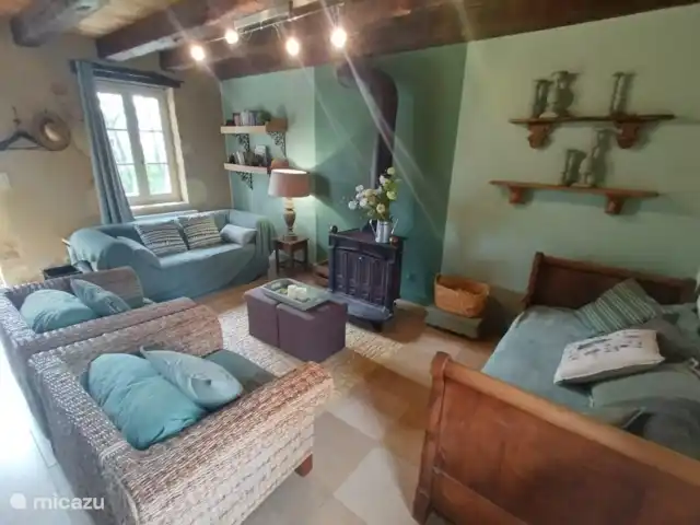 casa vacacional en Francia, Dordoña, Simeyrols – Lo Cretsou Sala de estar
