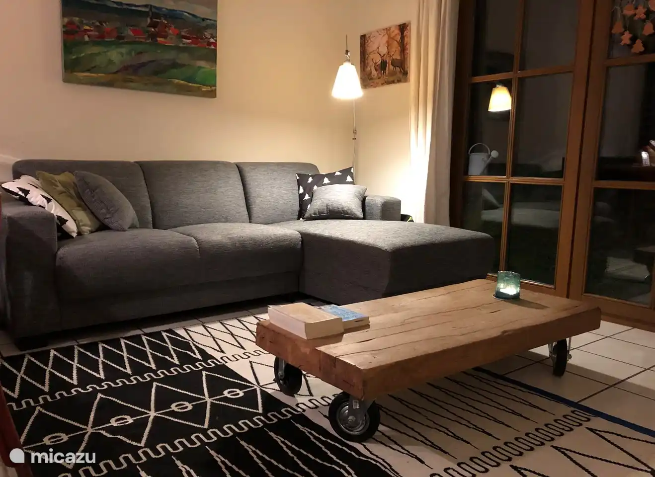 Genießen Sie das Faulenzen in der Sitzecke