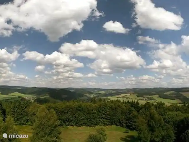 Location de Vacances Allemagne, Sauerland, Frankenau, maison de vacances - Bienvenue : maison de luxe, sauna privé Vue depuis la Quernstkapelle