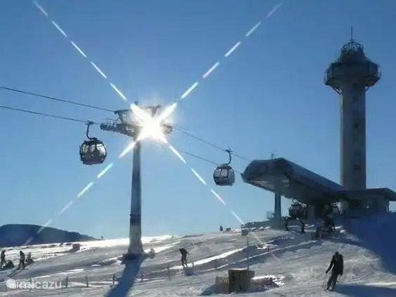 Skipisten in Willingen und Winterberg in der Nähe.