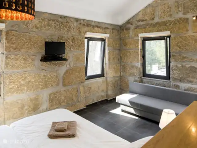 Ruime slaapkamer, badk, keuken op 1e huren in Portugal, Viseu, Tondela - appartement Slaapkamer op de 1e etage met extra slaapbank
