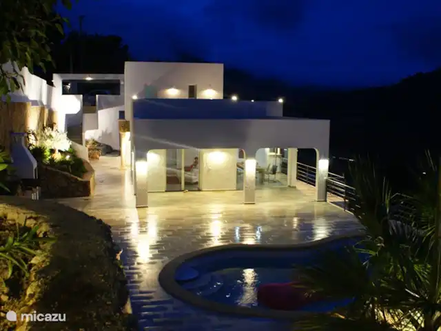 Casa Noréna | Espagne, Costa Blanca, Calpe - villa De la terrasse donnant sur la terrasse, la piscine et la villa