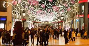 Malaga an Weihnachten