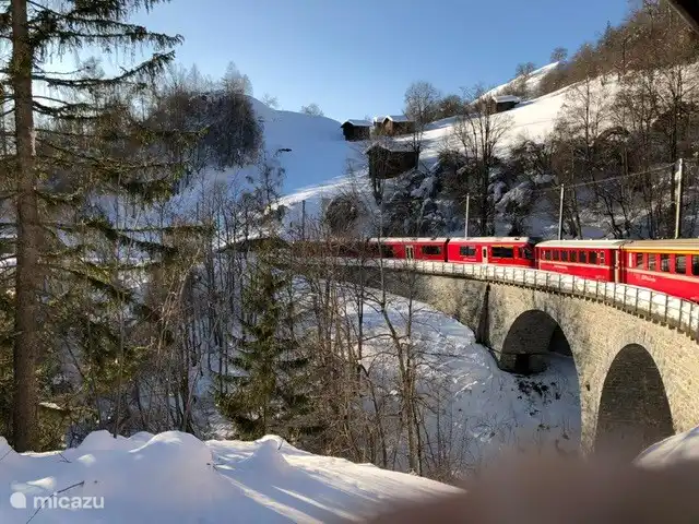 Met de Rhätische bahn