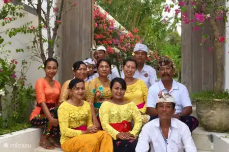 Vakantiehuis Indonesië, Bali, Tumbu villa Villa Sawa Residence het personeel van Sawa Residence