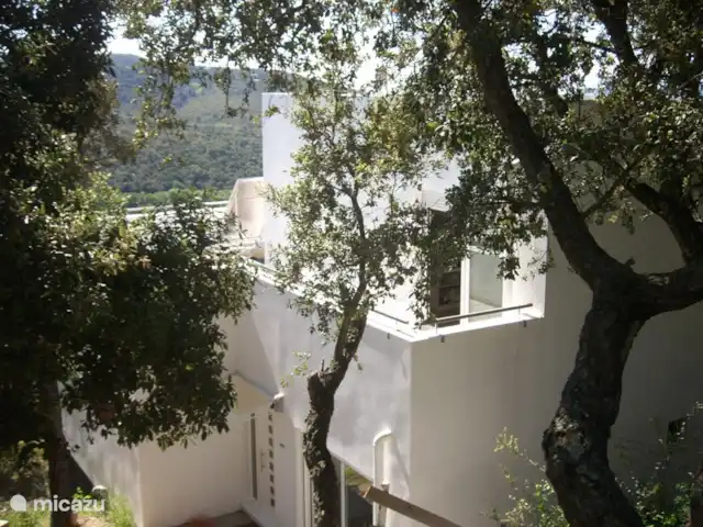 villa en España, Costa Brava, Santa Cristina d'Aro – El Carrilet, Santa Cristina d'Aro Vista desde la calle de arriba.