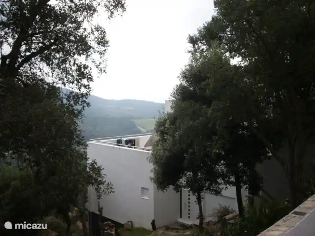 villa en España, Costa Brava, Santa Cristina d'Aro – El Carrilet, Santa Cristina d'Aro Vista desde la calle de arriba.