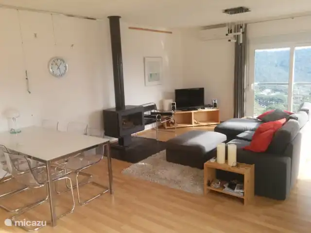 villa en España, Costa Brava, Santa Cristina d'Aro – El Carrilet, Santa Cristina d'Aro Salón con aire acondicionado