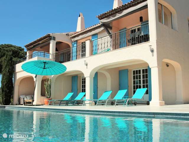 Holiday home in France, French Riviera, Sainte-Maxime - villa Villa Savoir Vivre with sea view