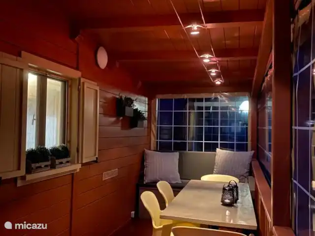 Location de Vacances Italie, Lacs italiens , Porlezza, chalet - Chalet à 50 mètres du lac de Lugano Véranda