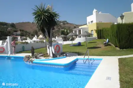 Vakantiehuis Spanje, Costa del Sol, Nerja - vakantiehuis Casa Blanca Gemeenschappelijk zwembad