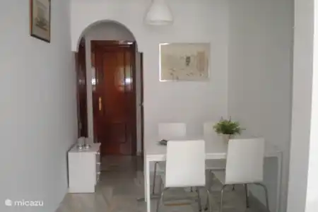 Vakantiehuis Spanje, Costa del Sol, Nerja vakantiehuis Casa Blanca Eetgedeelte