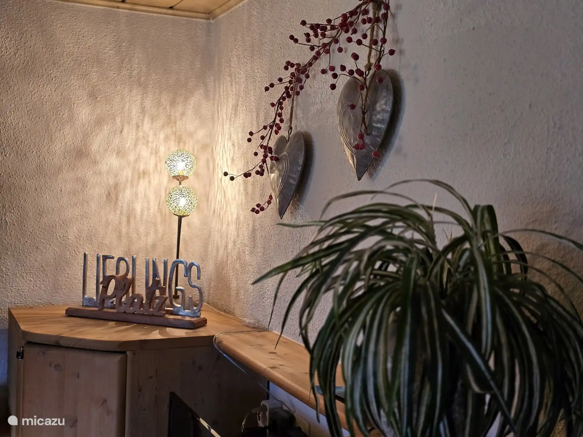 Sala de estar de esquina de TV