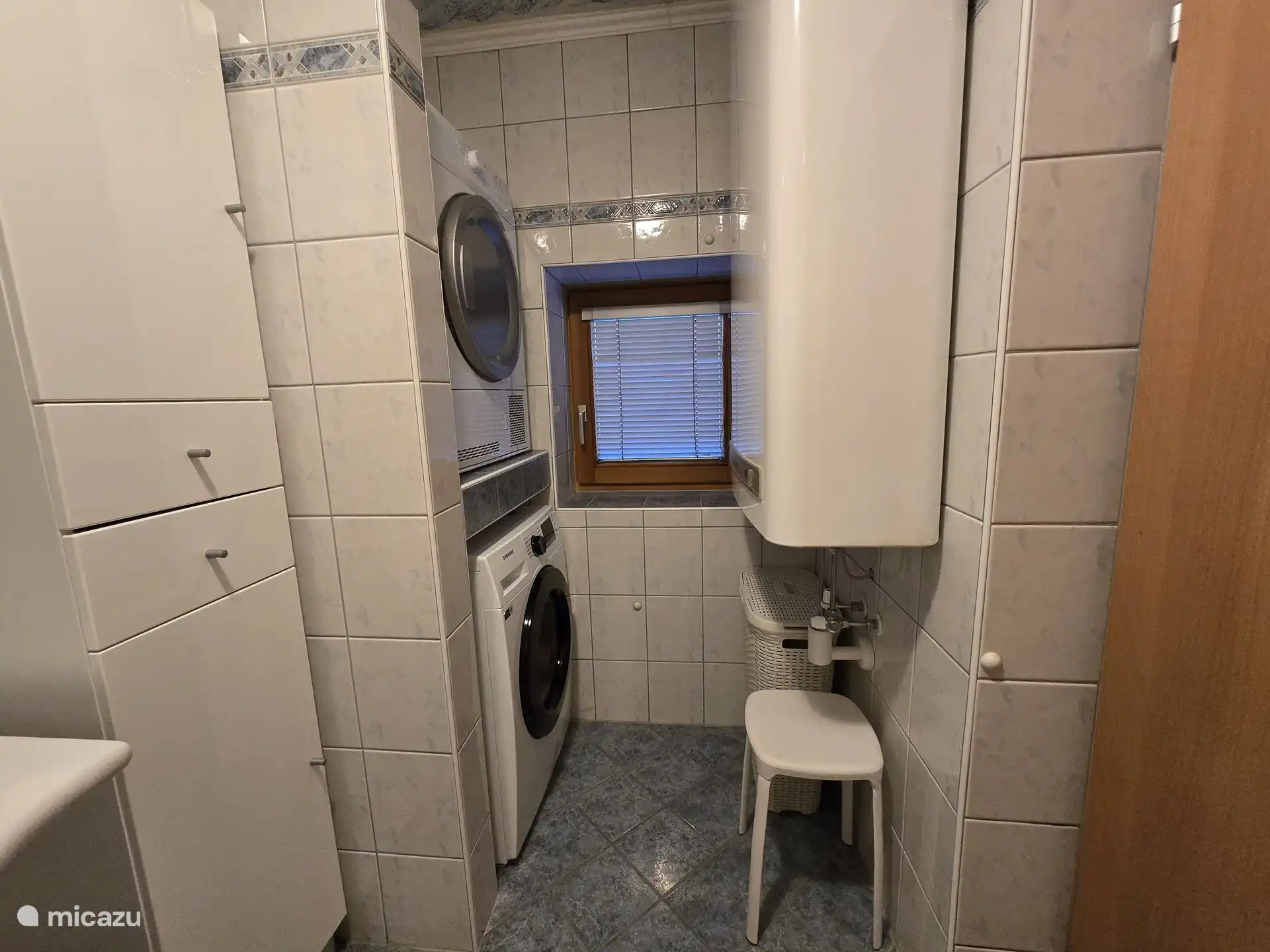 Lavadora, secadora y caldera de 60 litros