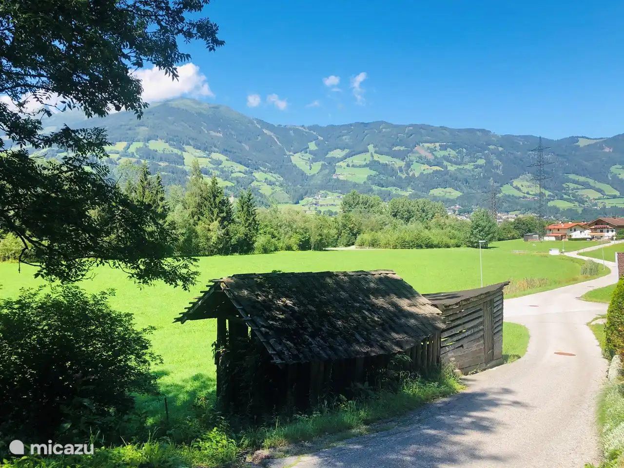 Vista panorámica de los Alpes de Zillertal