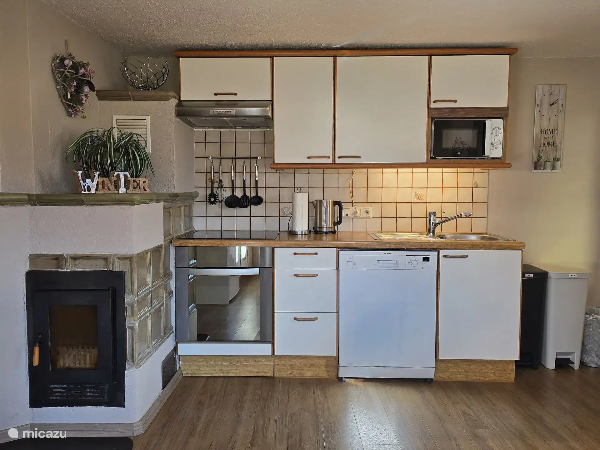 Zona de cocción de la cocina