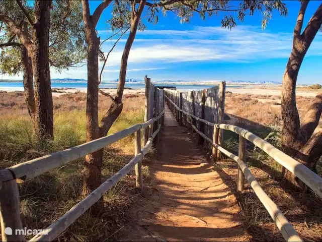 Playa de naturaleza acuática en España, Costa Blanca, La Mata - apartamento Lagunas de La Mata.