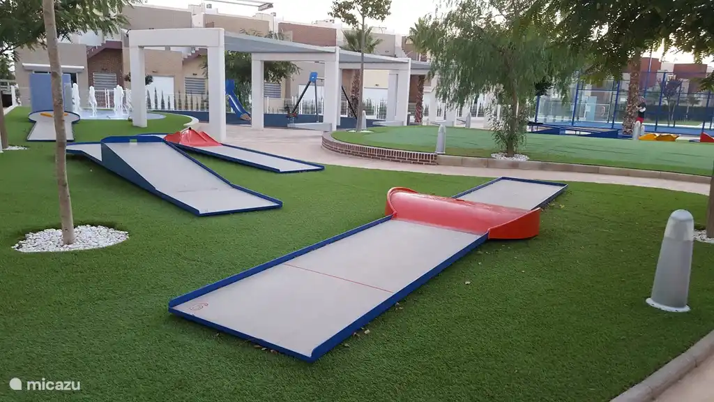 Minigolf in der Residenz.