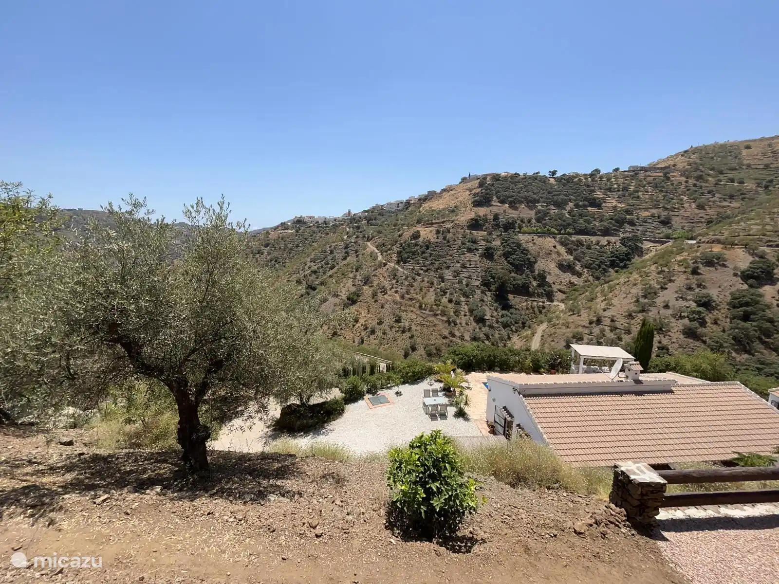 Vue d’ensemble depuis la terrasse