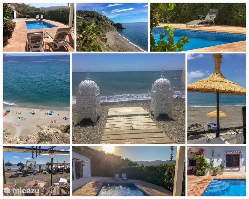 Plages 12 - 25 km de la maison avec boulevards et pistes cyclables le long de la côte