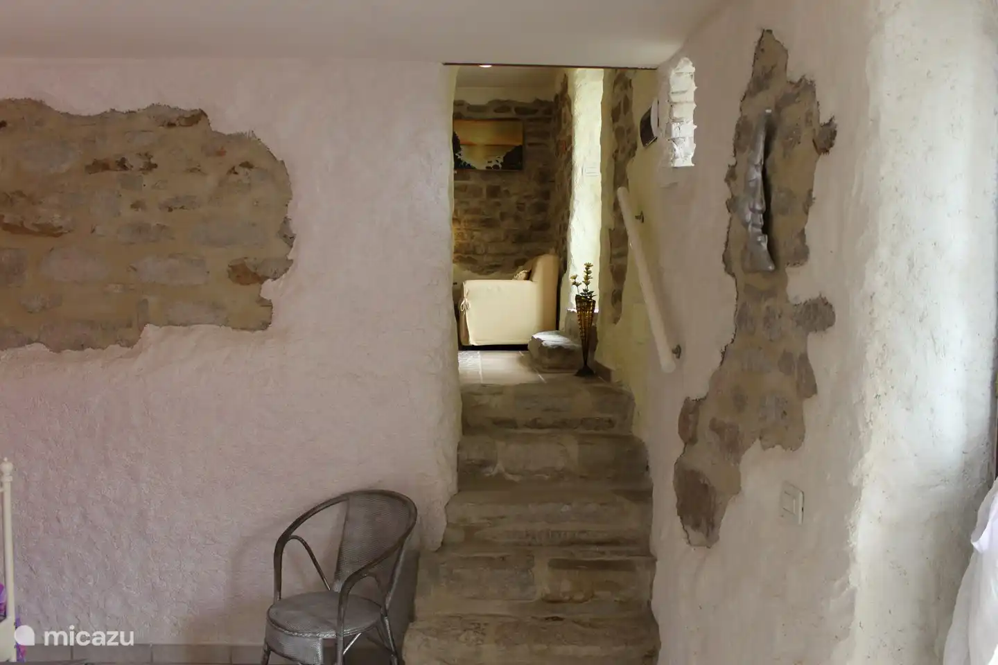 Übergang vom Schlafzimmer zur Wohnküche