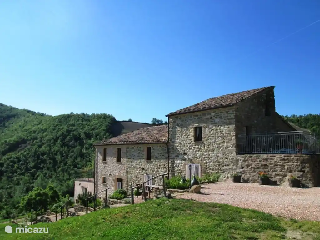 Die Seitenwand Terrassen Seite